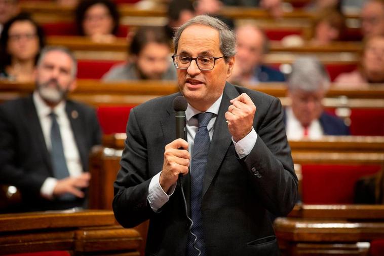 El presidente de la Generalitat, Quim Torra.