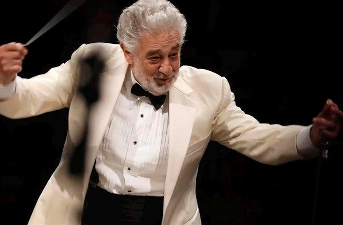 El tenor Plácido Domingo.