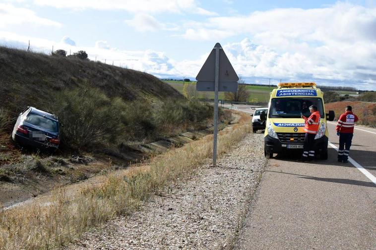 Imágenes del suceso que ha tenido lugar en la A-62.