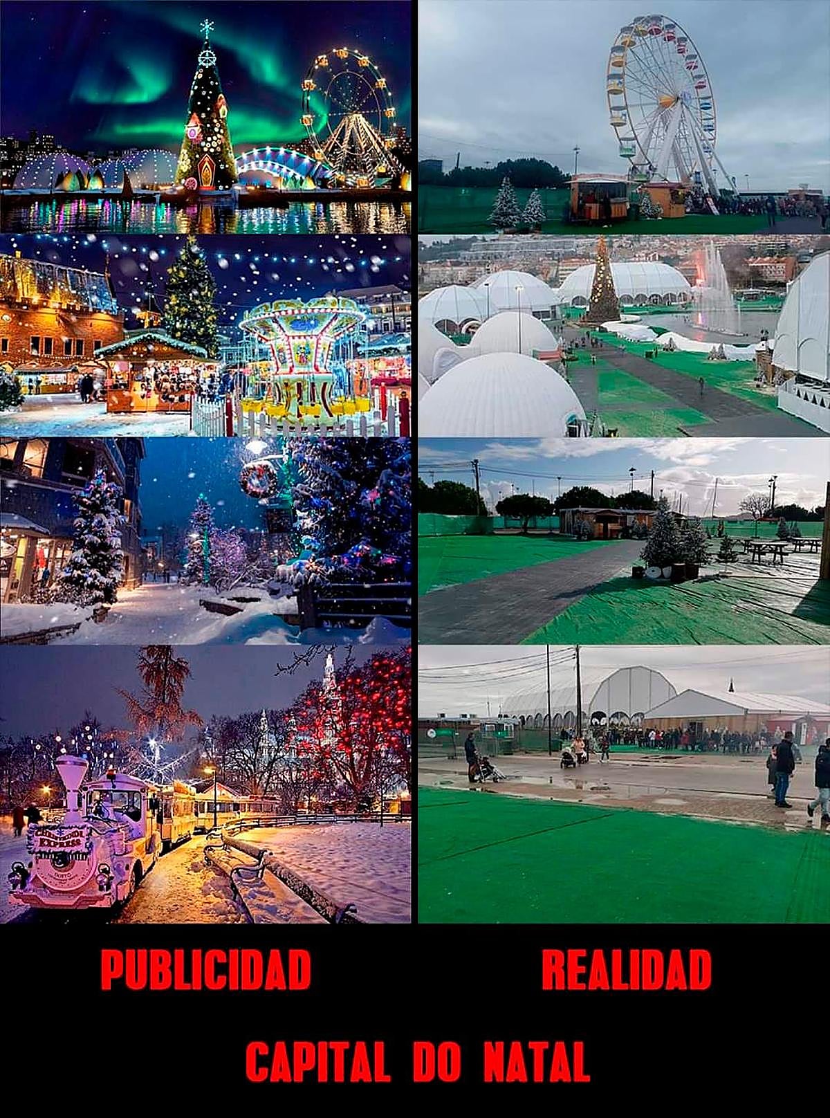 La publicidad y la realidad.