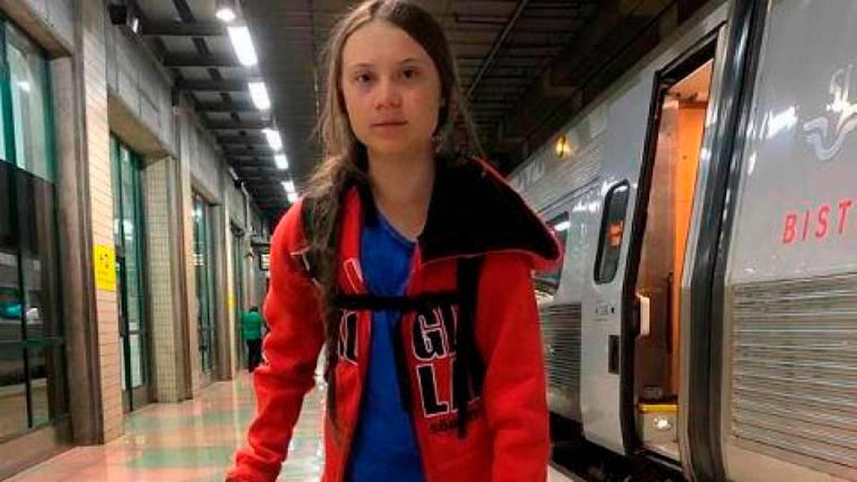 Greta Thunberg.