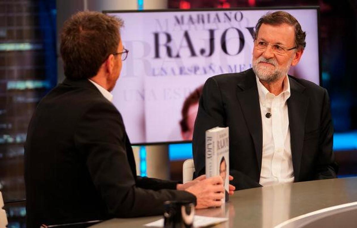 Pablo Motos y Mariano Rajoy.