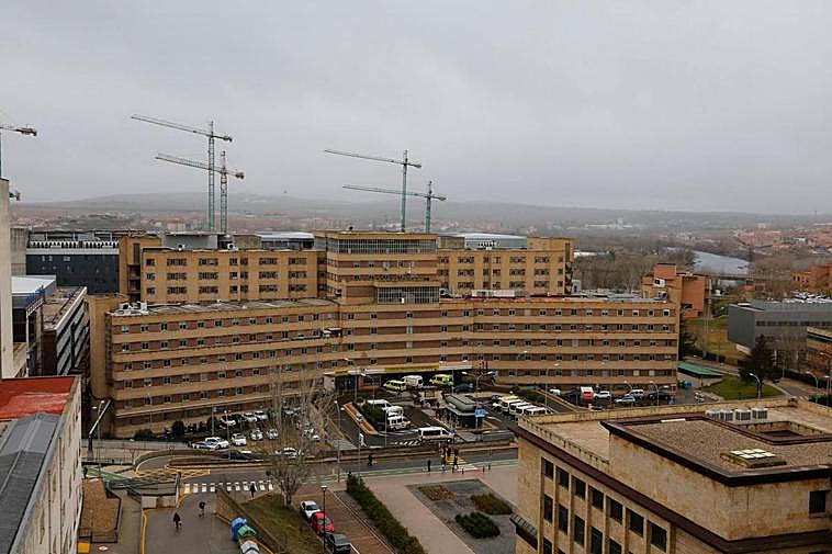 Vista panorámica del Clínico de Salamanca.