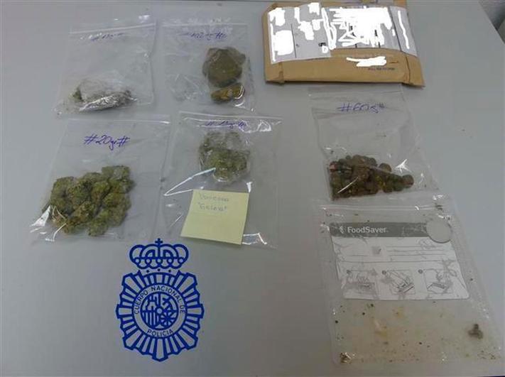 Droga incautada en Ávila.