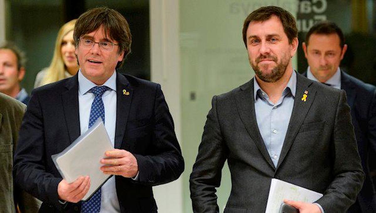 Puigdemont y Comín.