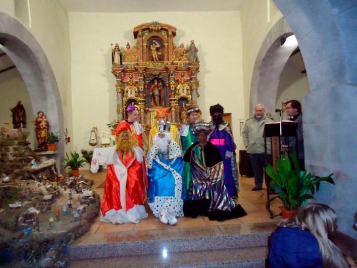 Los Reyes Magos en Monsagro.