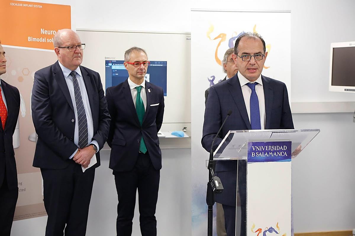 Santiago Santa Cruz, presidente del Colegio de Médicos de Salamanca.