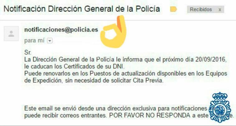 El importante mensaje que puedes recibir de la Policía sobre tu DNI: no es una estafa