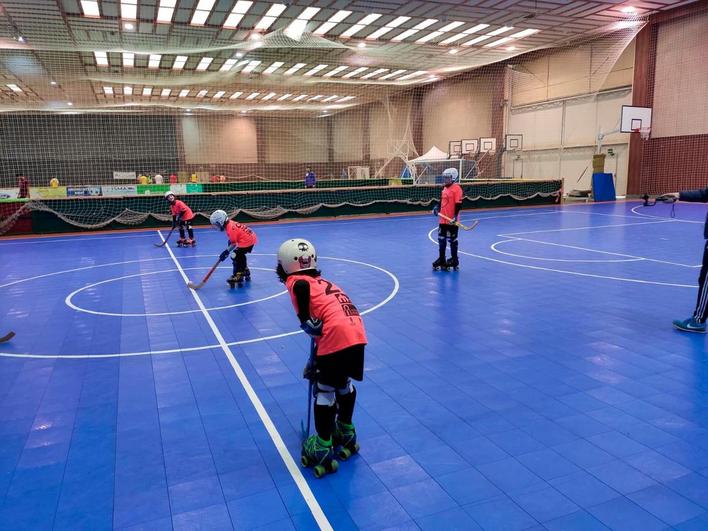 Uno de los entrenamientos de la Escuela Hockey Charro.