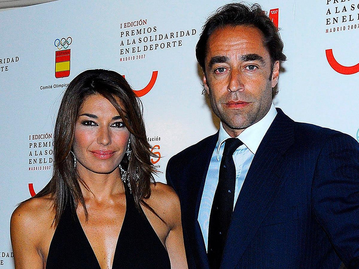 Raquel Revuelta y Miguel Ángel Jiménez, cuando estaban casados.