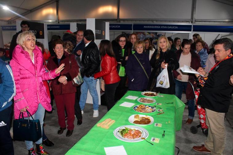 Concurso gastronómico celebrado en la carpa.