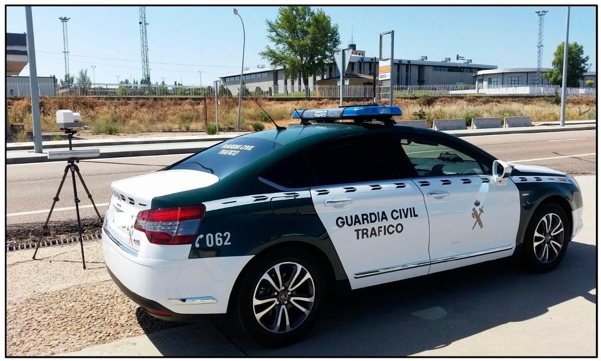 Radar de la Guardia Civil en Salamanca.