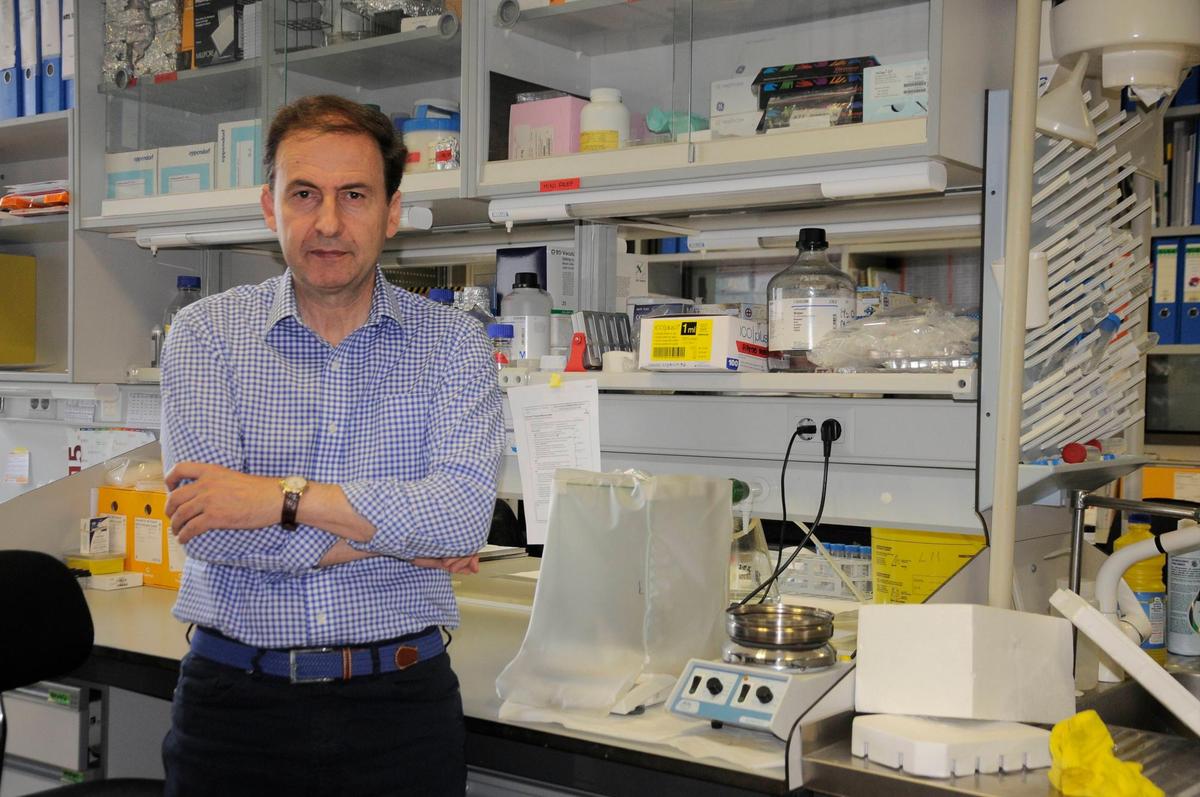 Alberto Orfao, en las instalaciones del Centro de Investigación del Cáncer de Salamanca.