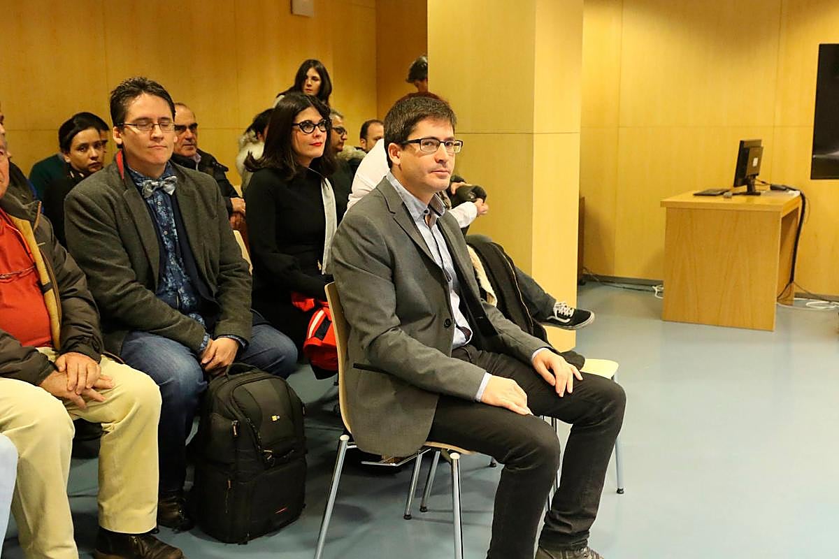 Gabriel de la Mora, durante el juicio.