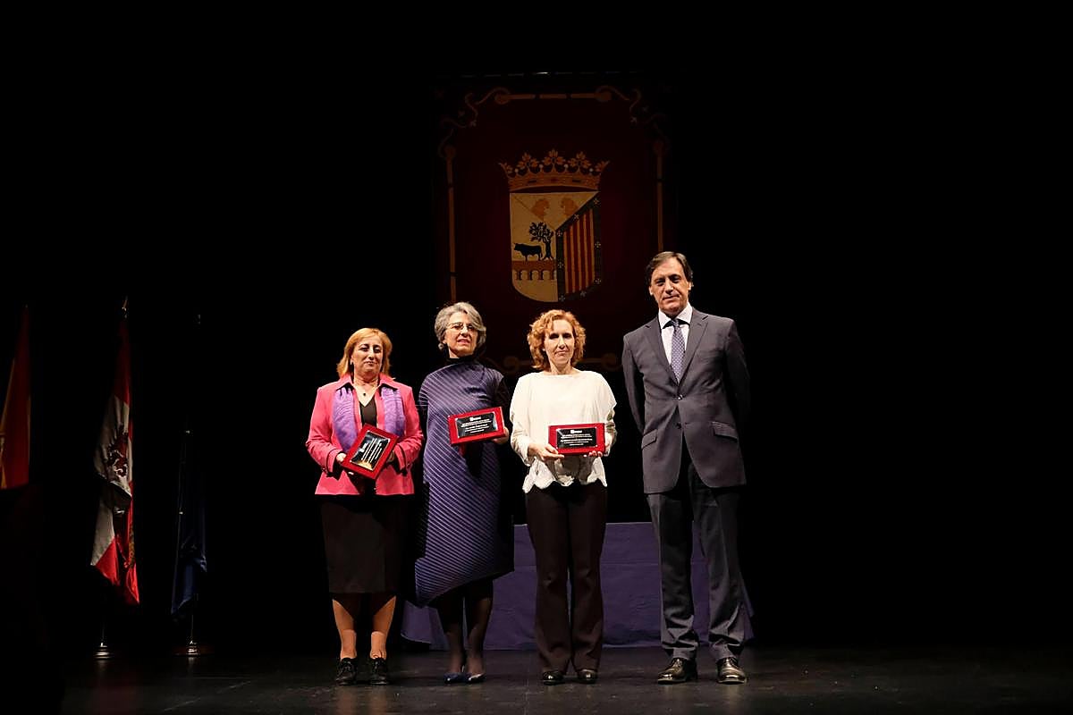 Homenajeadas en el Día de la Mujer el pasado año.