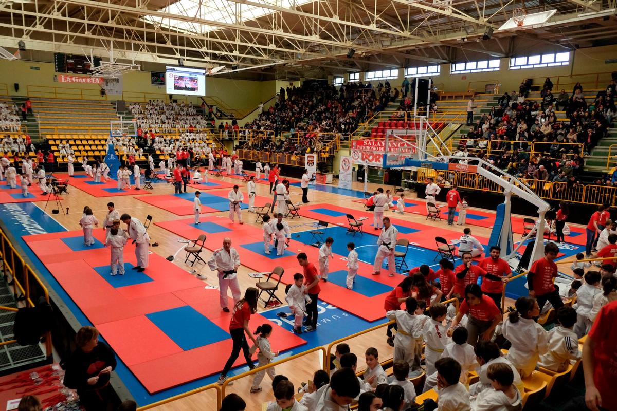 Campeonato de judo en Würzburg en 2018.