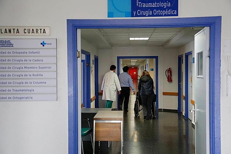 Dependencias del Servicio de Traumatologia y Cirugía Ortopédica, en una imagen de archivo.