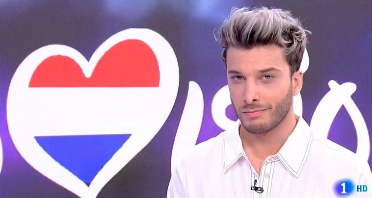 Blas Cantó, representante de España en Eurovisión.