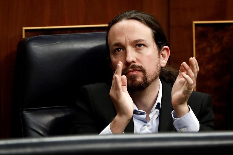 Pablo Iglesias en el Congreso.