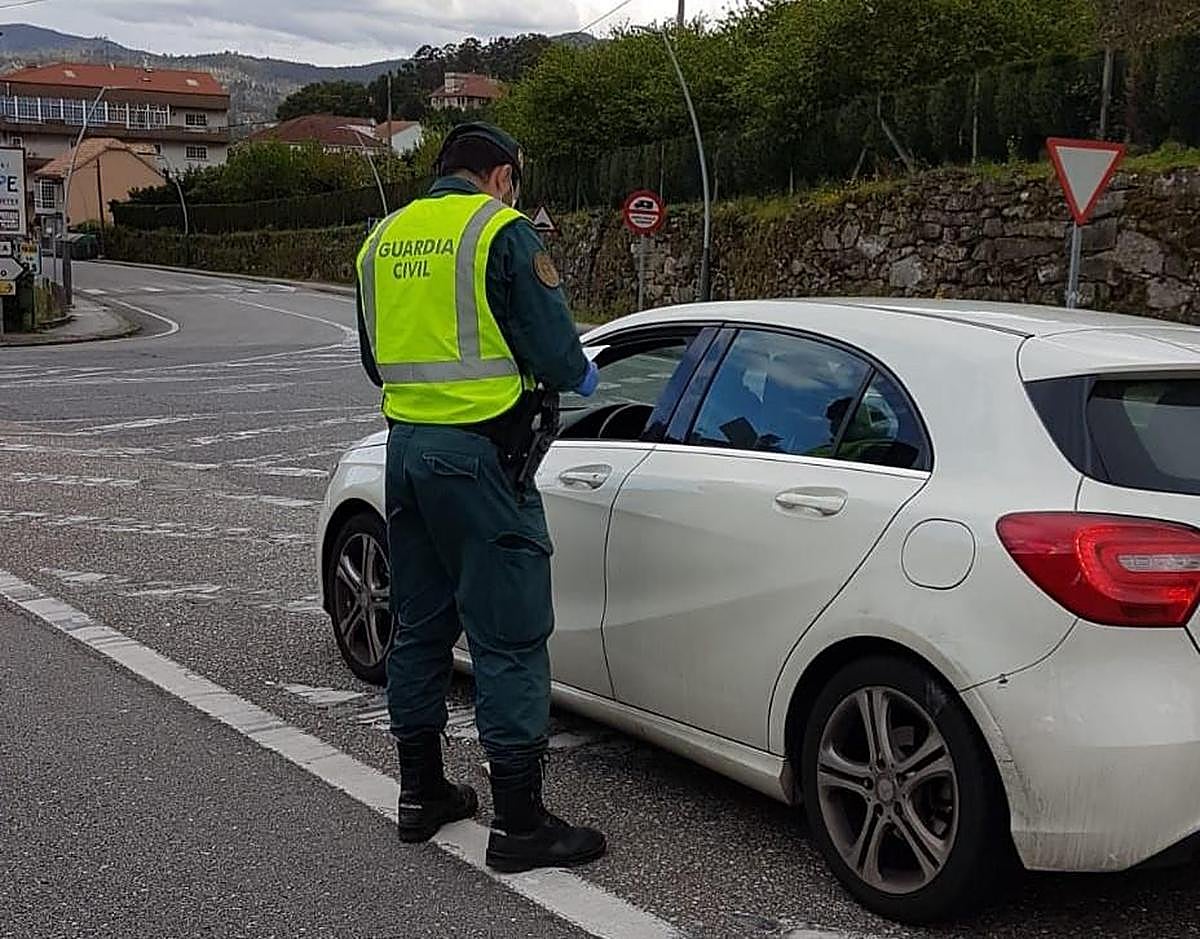 Control de la Guardia Civil.