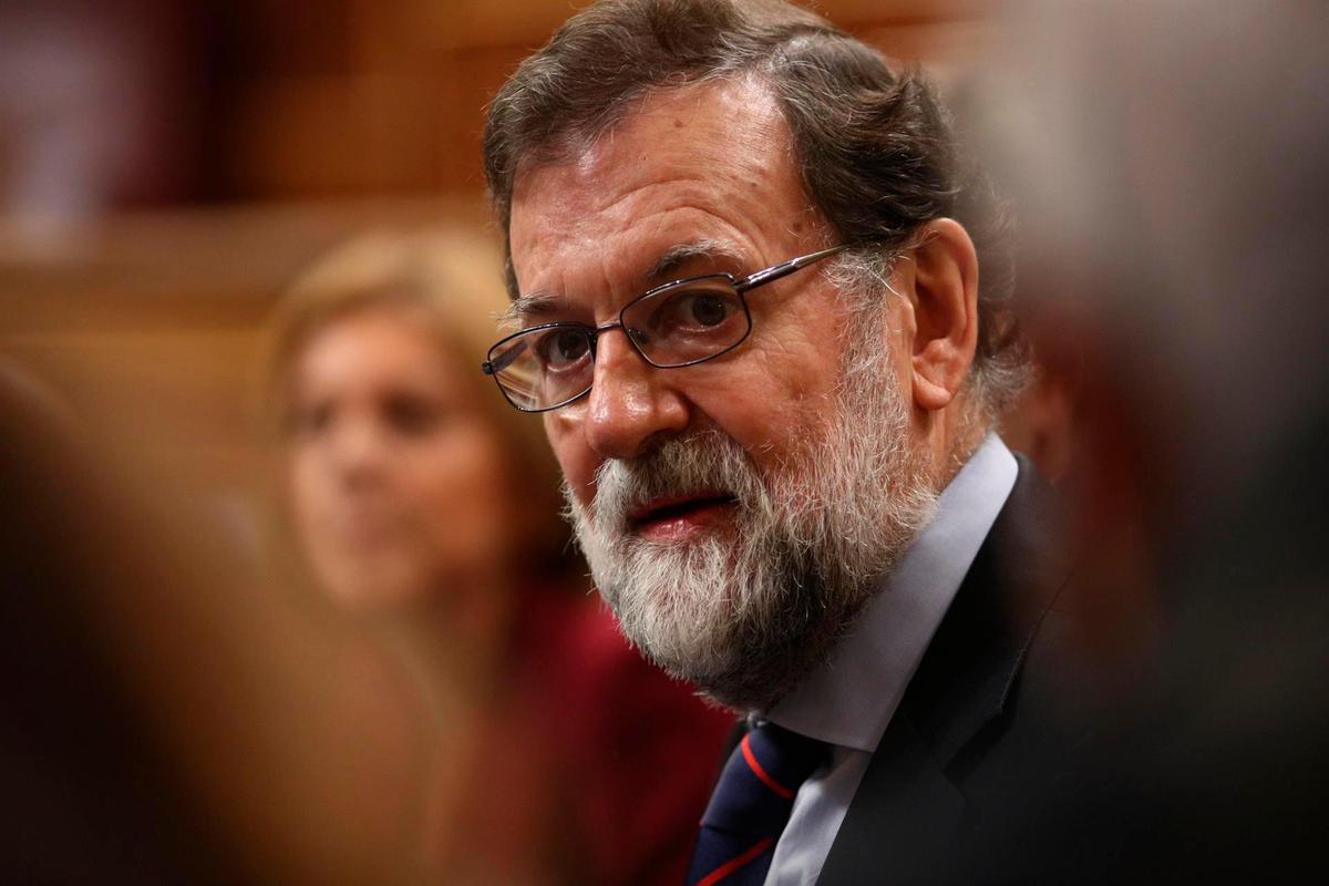 Rajoy en el Congreso durante su etapa como presidente del Gobierno.