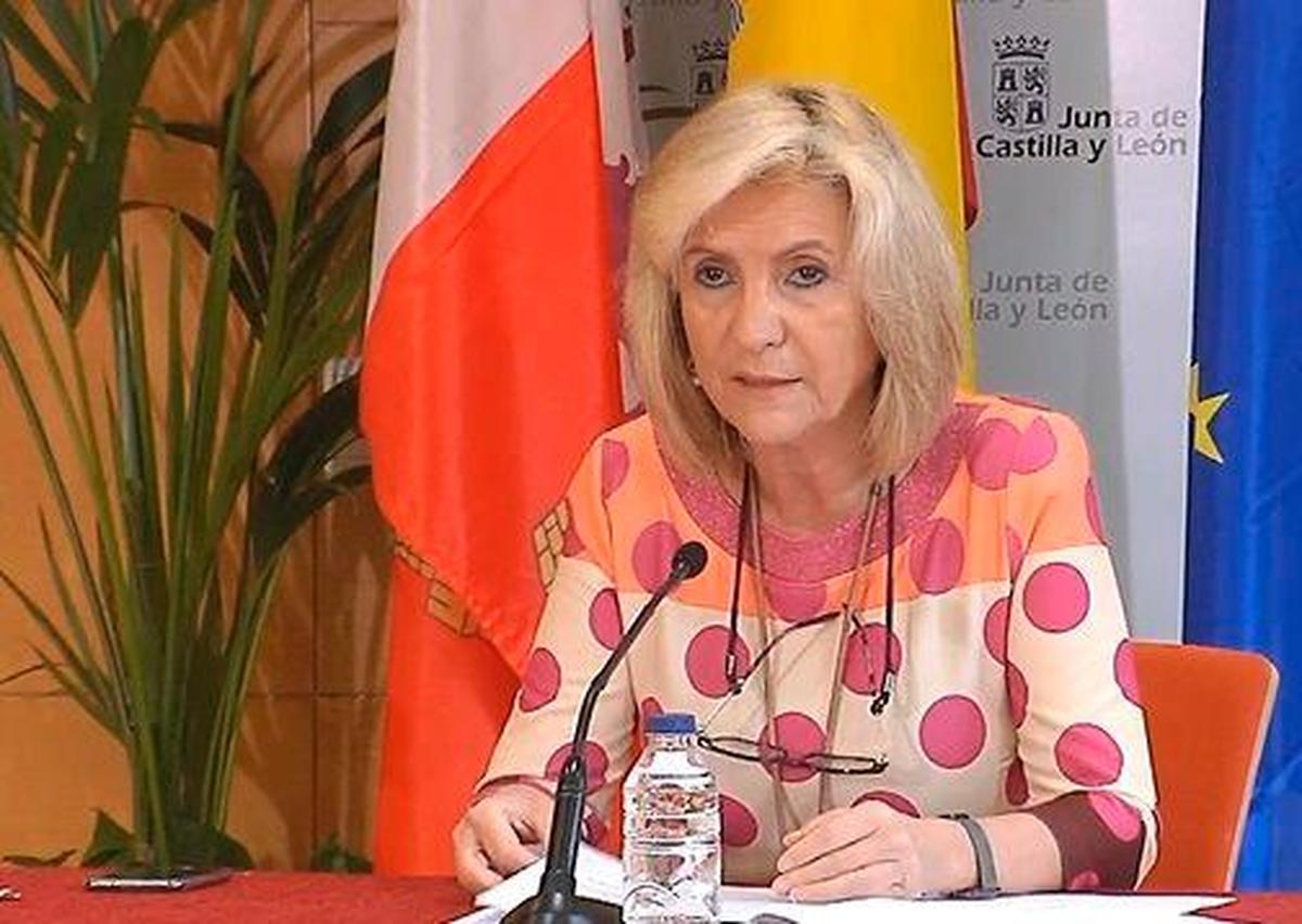 La consejera de Sanidad de la Junta de Castilla y León, Verónica Casado.