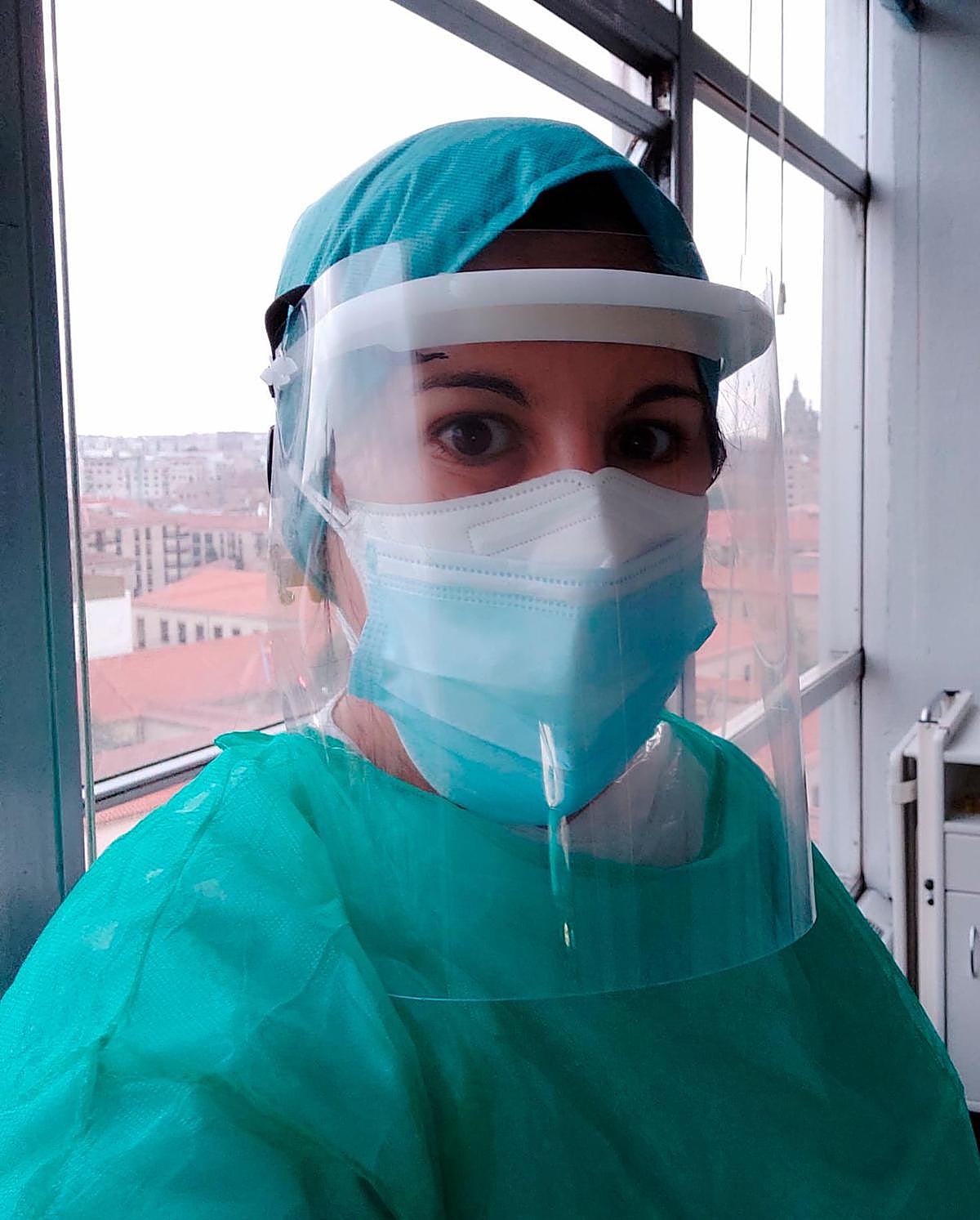 Paula Galache es enfermera en el Hospital Virgen de la Vega.