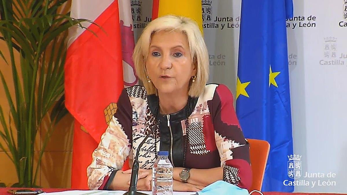 Verónica Casado durante su comparecencia de este viernes.