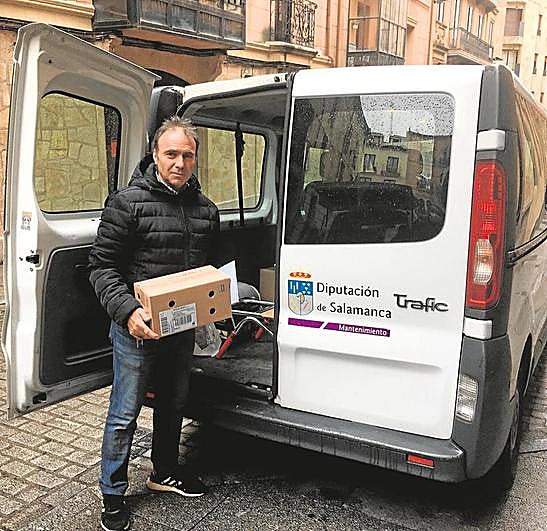 Candi Celador trabaja en la Diputación de Salamanca.