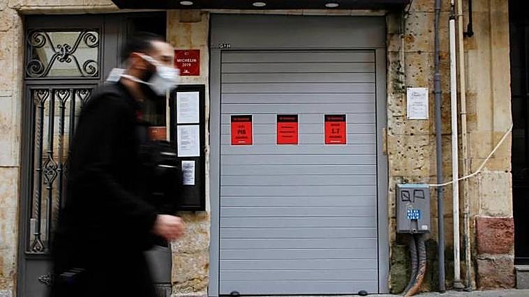 Un establecimiento hosteler cerrado en Salamanca.