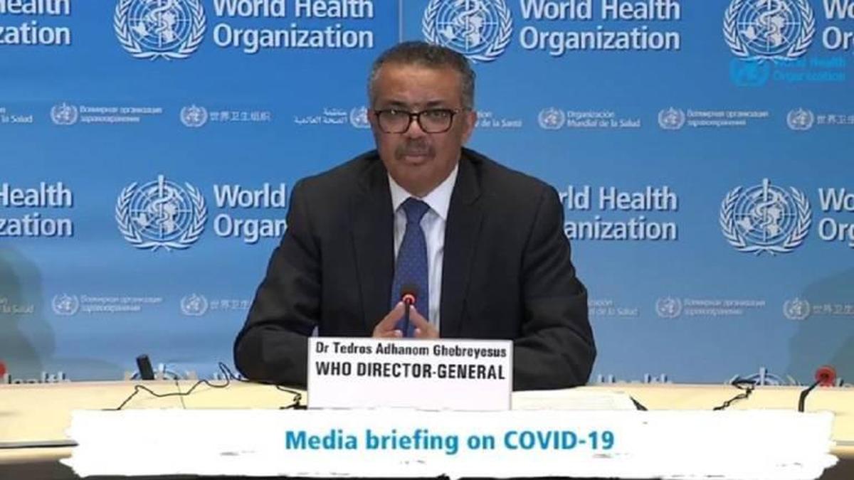 El director general de la Organización Mundial de la Salud (OMS), Tedros Adhanom Ghebreyesus.