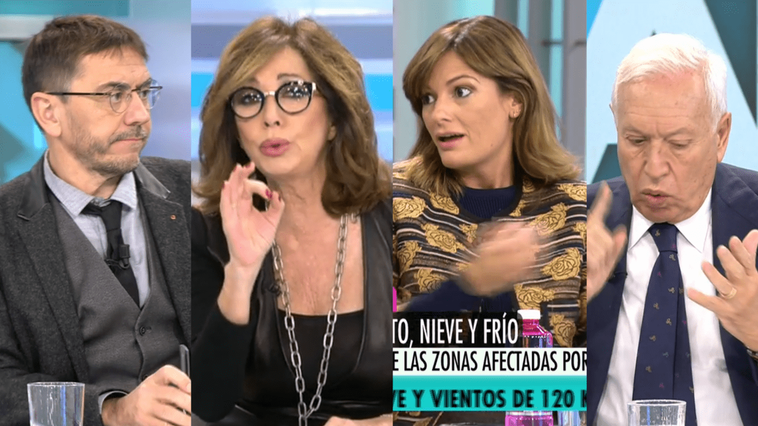 Monedero, Ana Rosa, Pilar Gómez y Margallo.