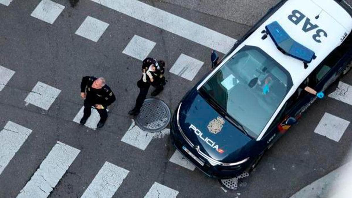 La imagen compartida en Twitter por la Policía Nacional.