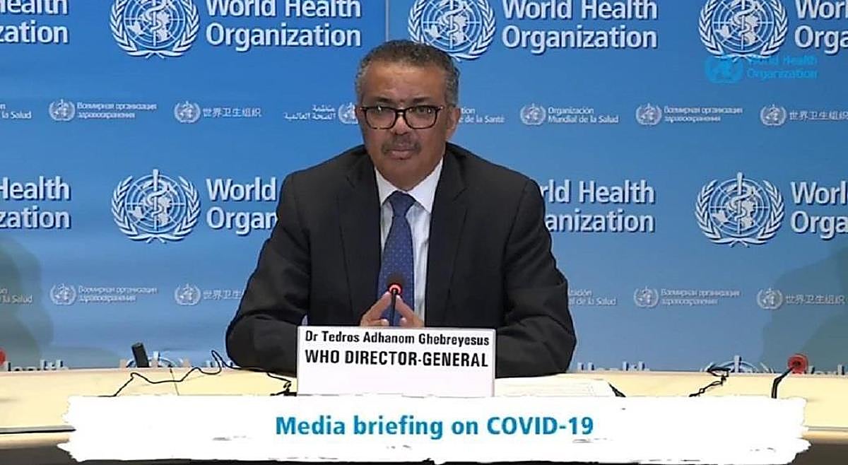 El director general de la Organización Mundial de la Salud (OMS), Tedros Adhanom.