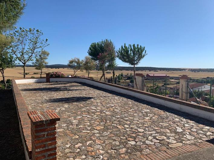 La zona del Mirador del Calvario donde se instalarán bancos, papeleras y árboles de sombra.