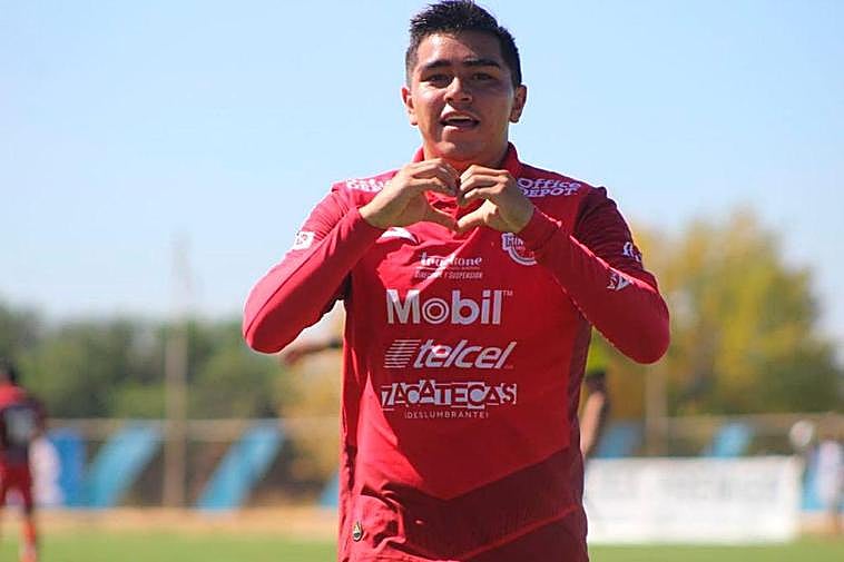 Denilson Villa, en su etapa en el Mineros de Zacatecas.