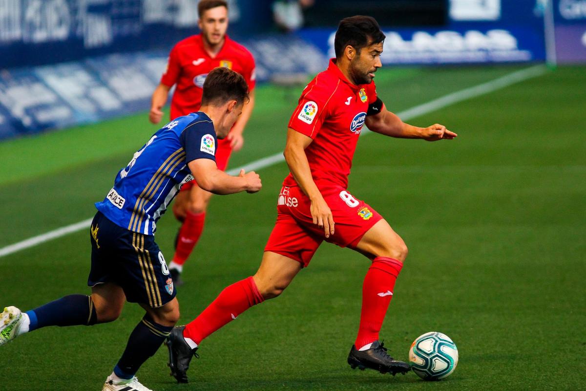 Imagen del duelo entre el Fuenlabrada y la Ponferradina.