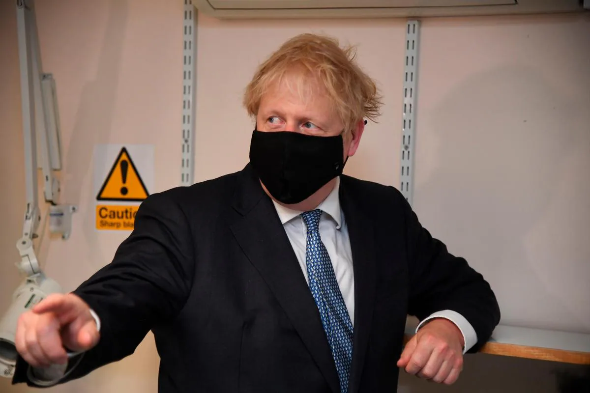 El primer ministro británico, Boris Johnson