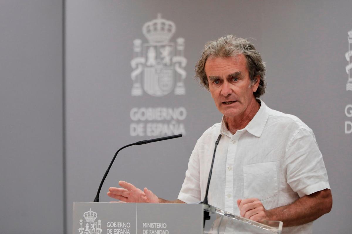 El director del Centro de Coordinación de Alertas y Emergencias Sanitarias (CCAES), Fernando Simón.