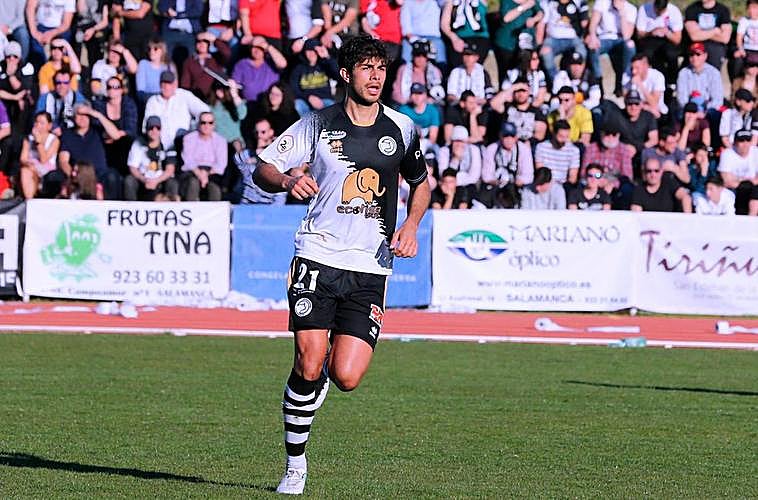 José Ángel, en su etapa en el Unionistas.