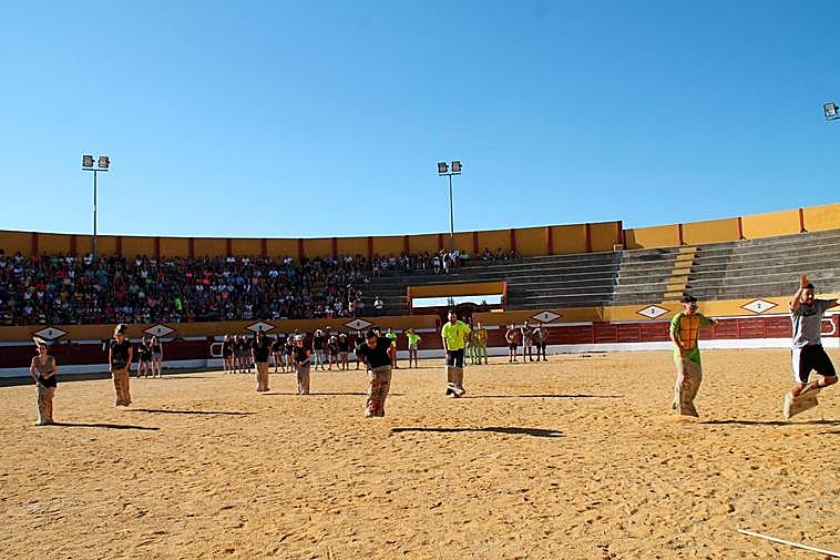 La plaza de toros de la localidad durante las fiestas patronales del año pasado.