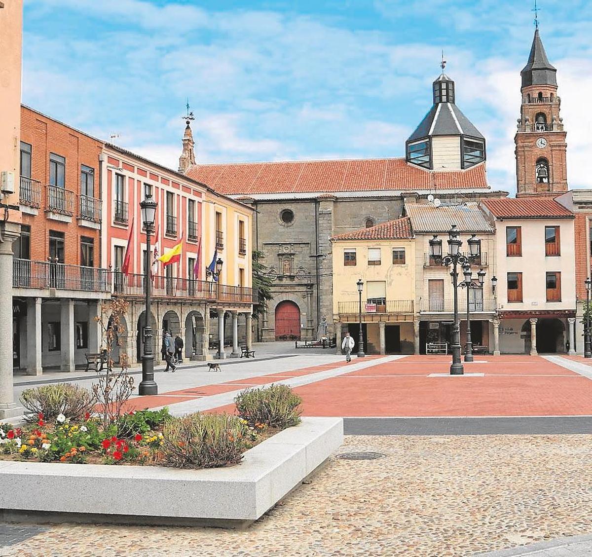 Plaza de la Constitución de la localidad peñarandina.