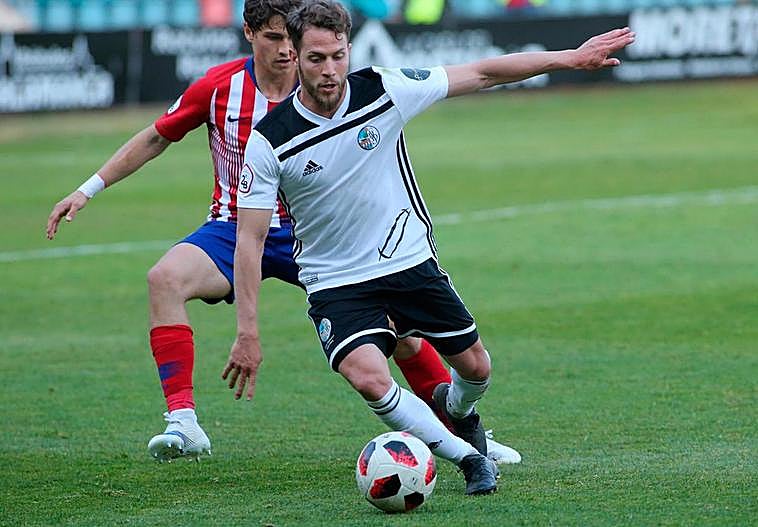 Iván Calero, en su etapa en el Salamanca.
