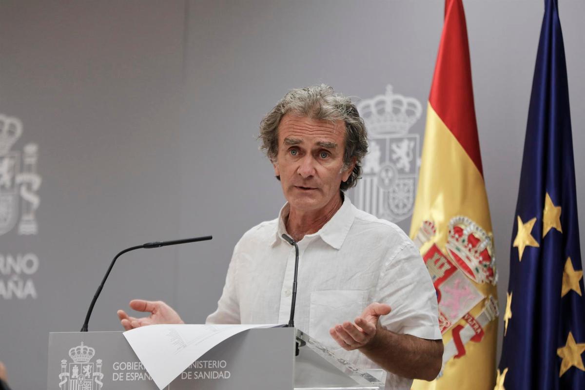 El director del Centro de Coordinación de Alertas y Emergencias Sanitarias (CCAES), Fernando Simón.