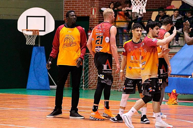 El Aquimisa Carbajosa durante un partido la pasada temporada.