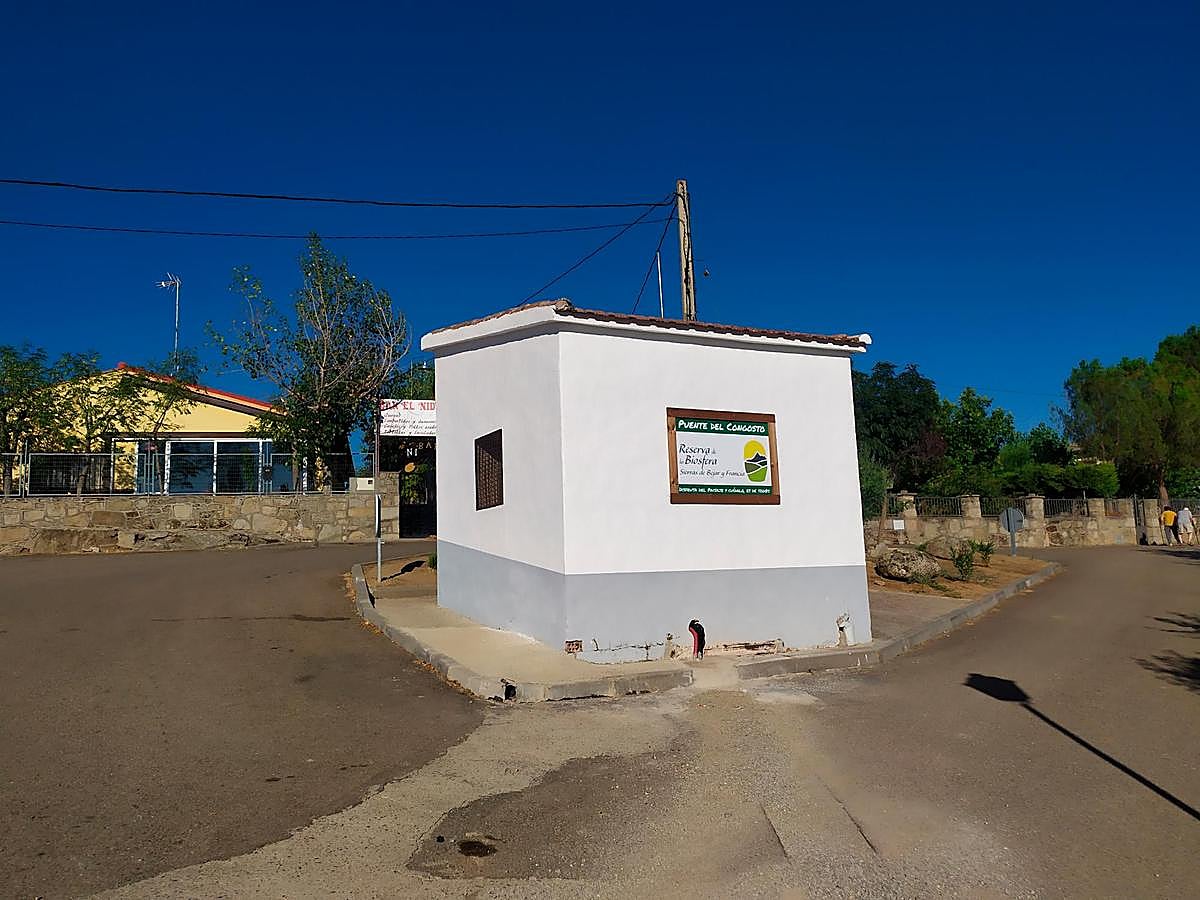 Imagen de las instalaciones de bombeo de agua en la localidad de Puente del Congosto.