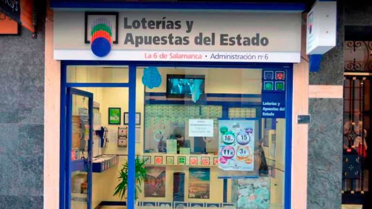 Administración de Loterías número 6 de Salamanca.