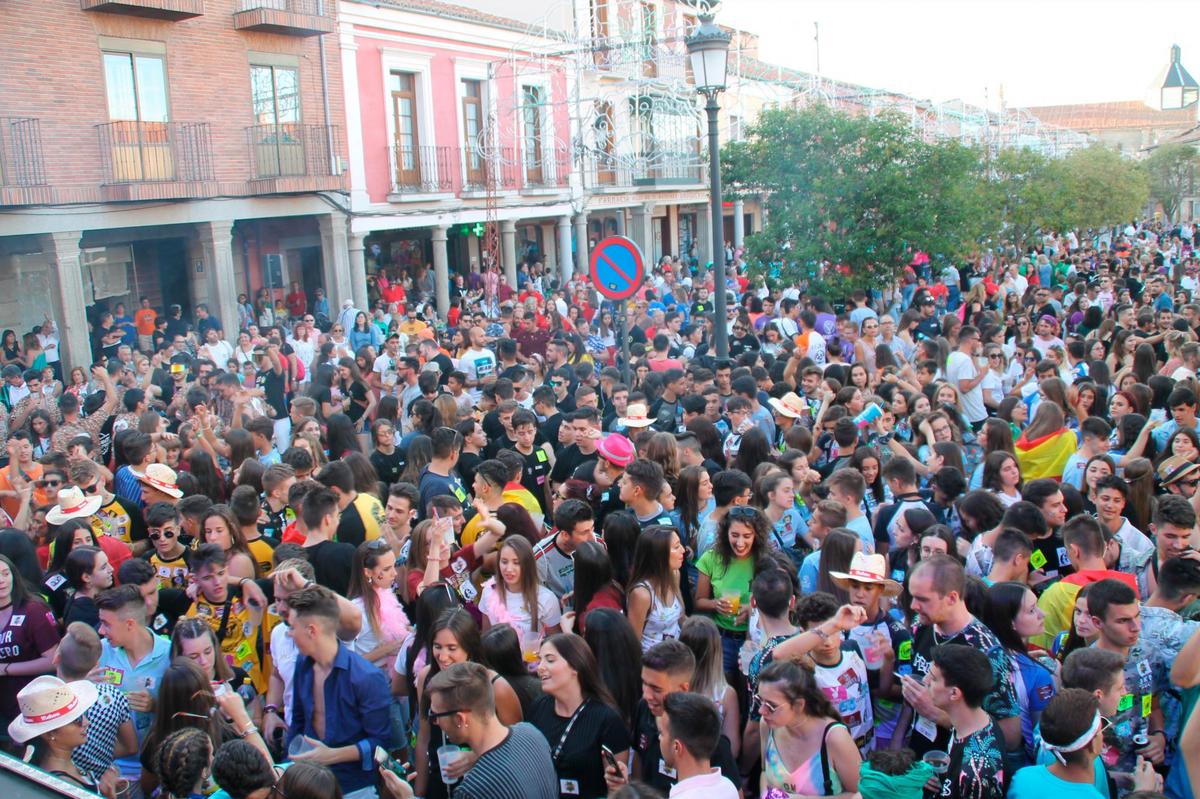 Chupinazo y concentración de peñas que tendrían que haberse celebrado el martes en Peñaranda