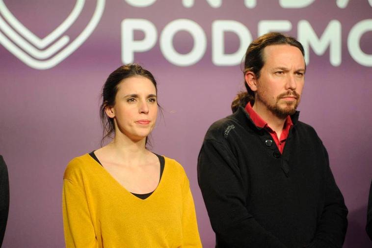 Pablo Iglesias e Irene Montero.