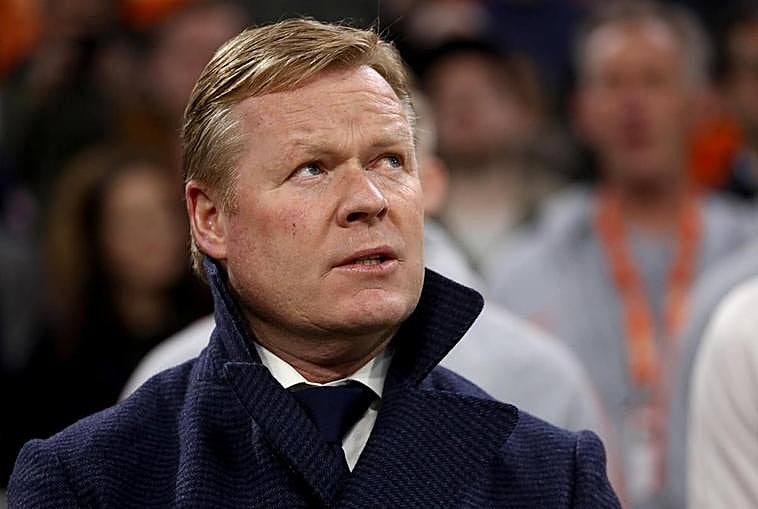 Ronald Koeman durante su etapa como seleccionador neerlandés.